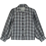 Check Bow Blouse