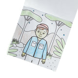 Carry Along! Coloring Book and Crayon Set - On Safari - Set of 9 Crayons