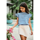 Olivia Top Multi Stripe