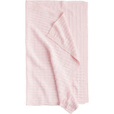 Cable Knit Blanket - Light Pink