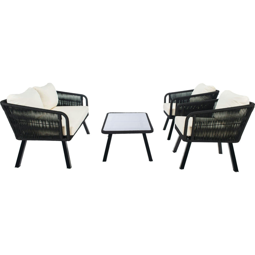 Kerson 4-Piece Rope Living Set