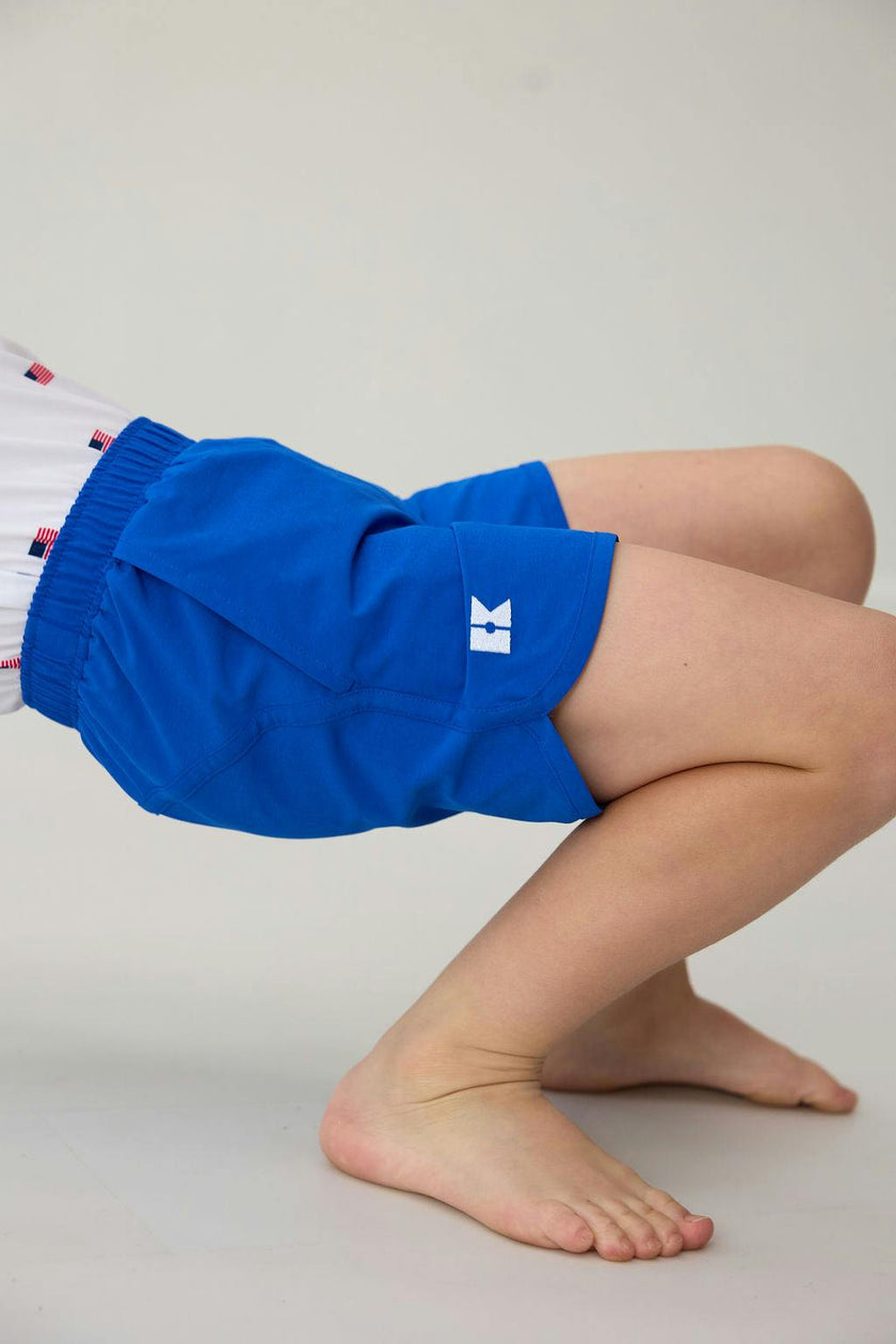 royal blue super short
