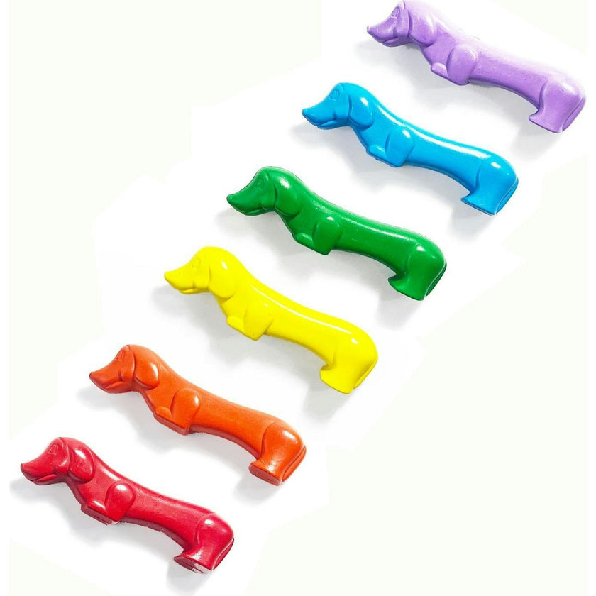 Pawsome Pups Dog Crayons - Set of 6