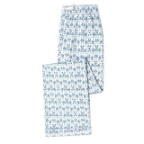 Hydrangeas Women's Button Front Long Pajama Set