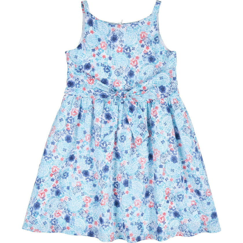Floral Dress With Front Tie
