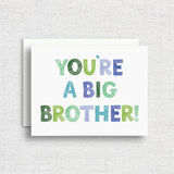 You're a Big Brother Greeting Card