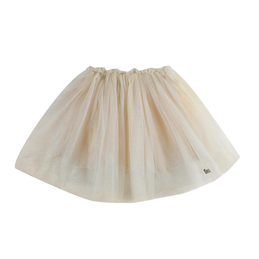Pien Skirt | Off White Metallic