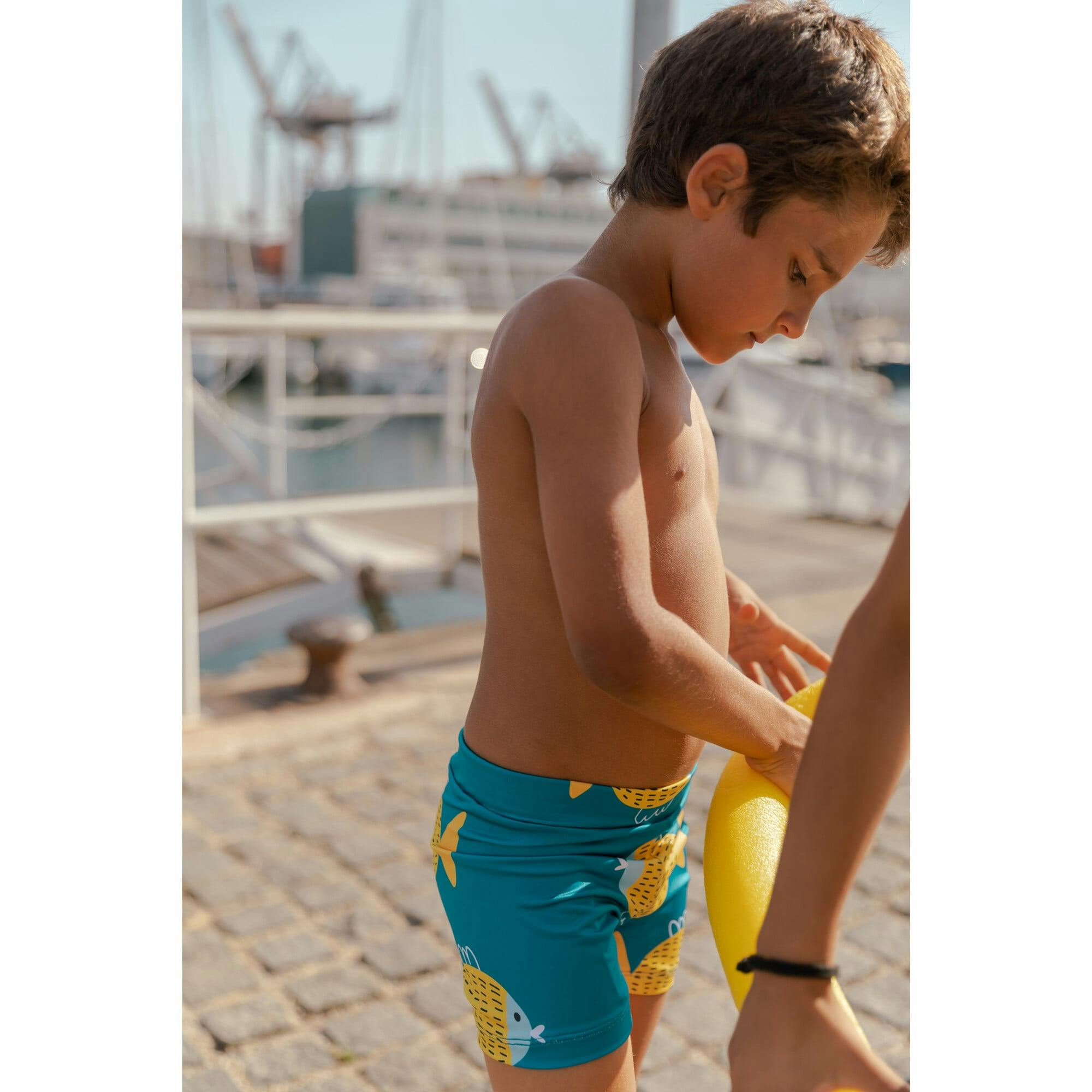Under The Sea Lycra Shorts, Blue