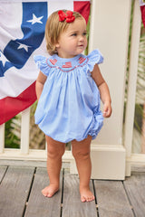 Smocked Bishop Bubble - Flags