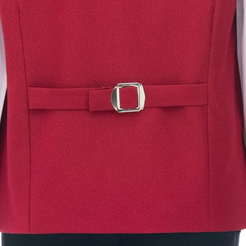 Red Lachlan Vest Outfit Set