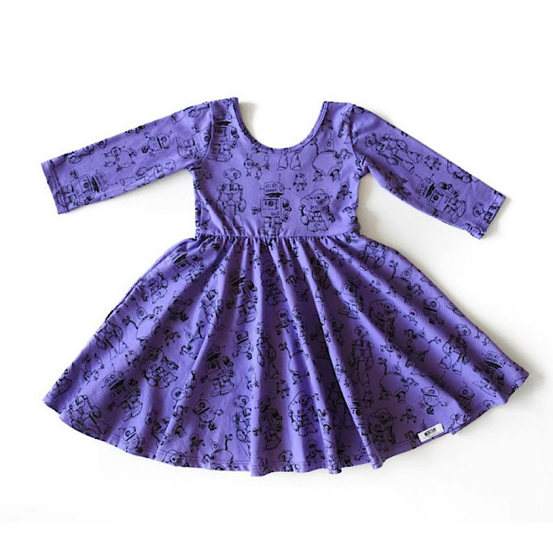 Twirly Dress in Robots