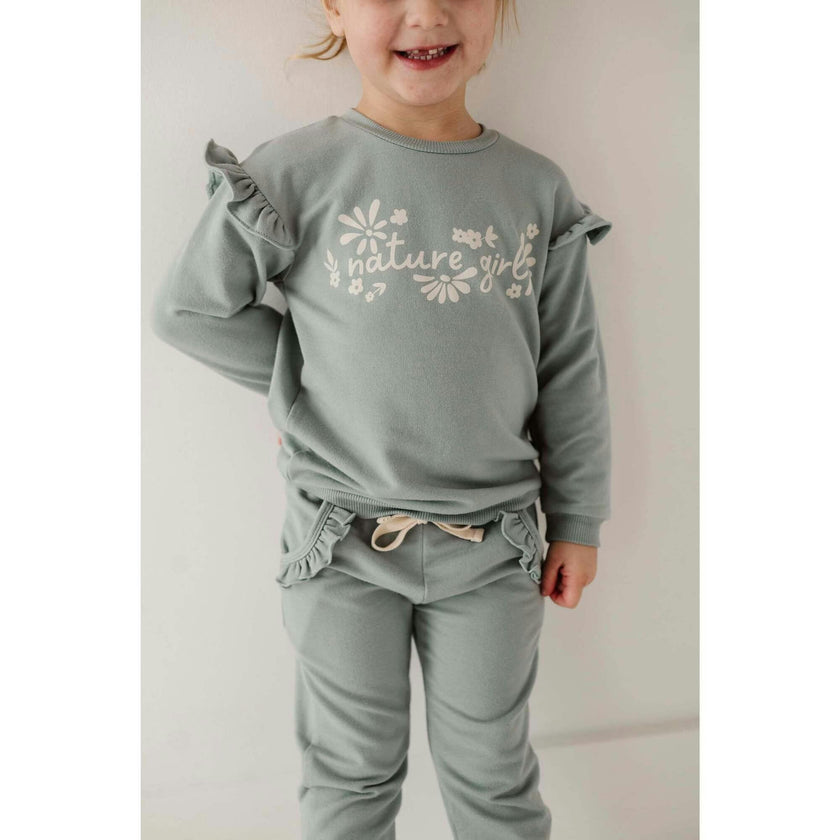 Ruffle Sweatshirt Ballerina
