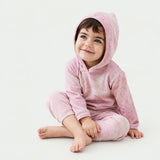 Marble Stripe Rib Hoodie and Jogger Set