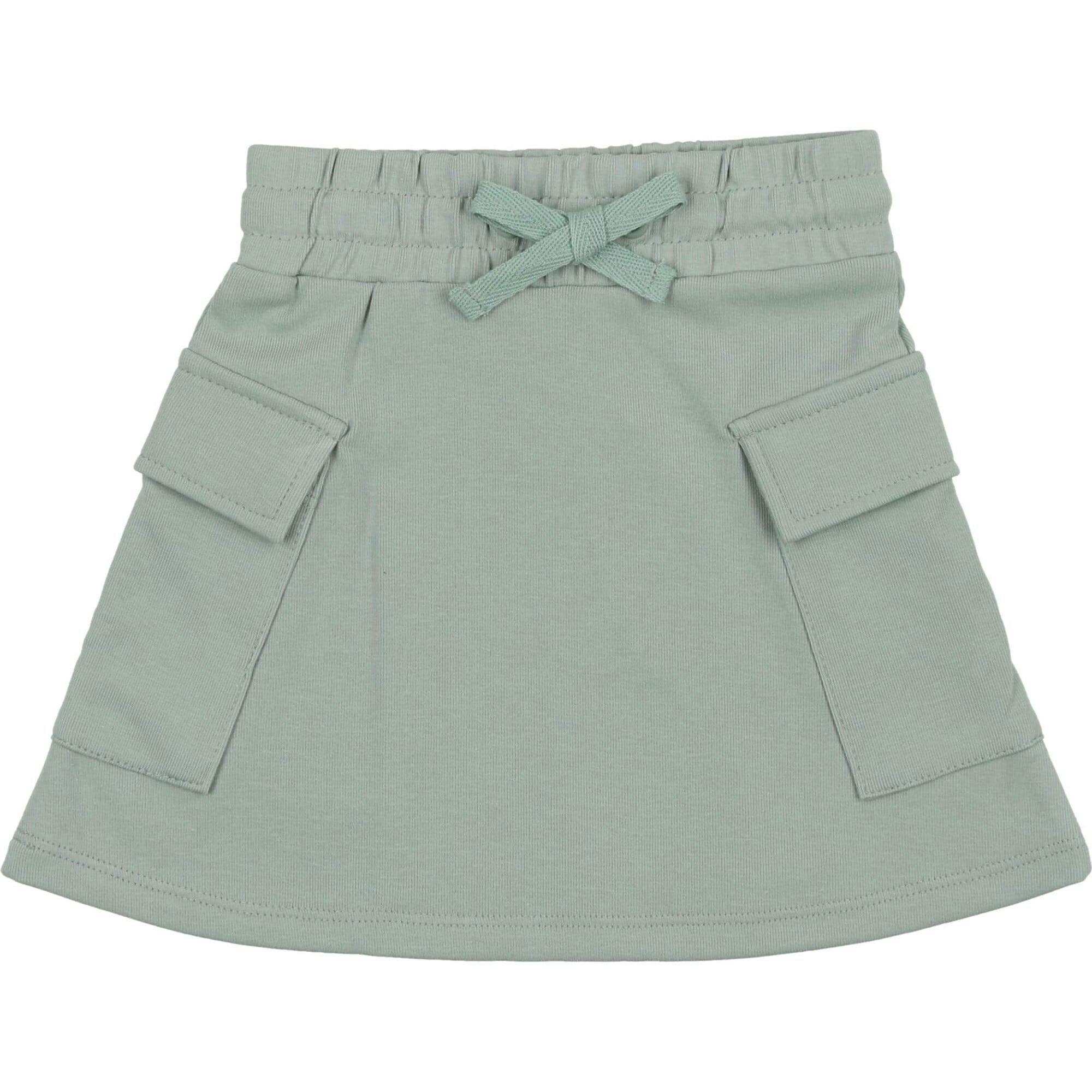 Rugby Stripe Pocket A-Line Short Skirt