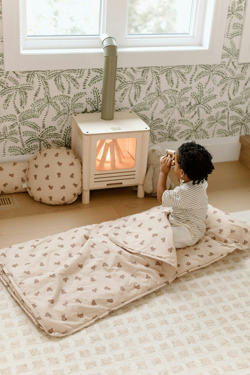 Organic Toddler Nap Roll-N-Rest Mat Set