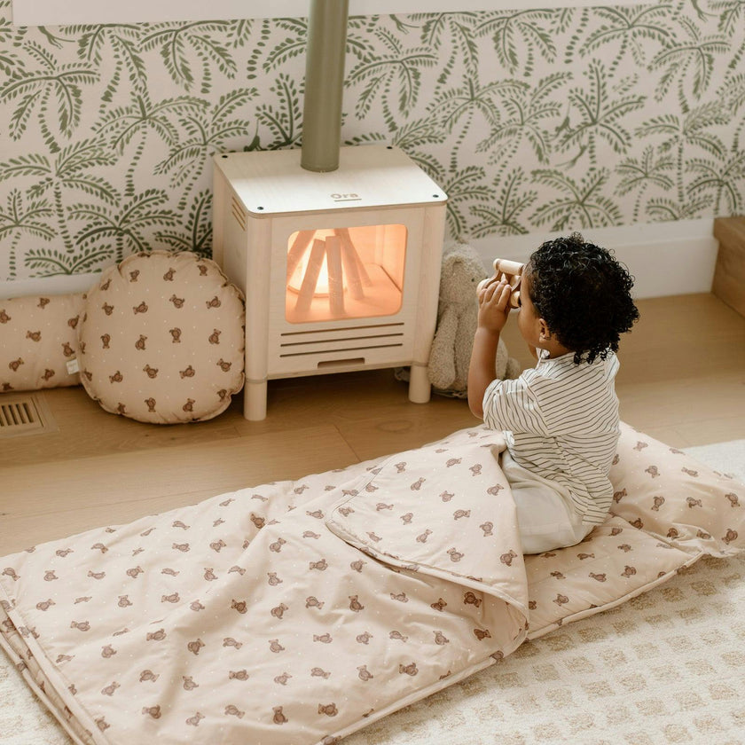 Organic Toddler Nap Roll-N-Rest Mat Set