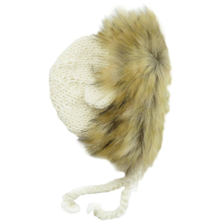 Lennon Lion Bonnet - Cream