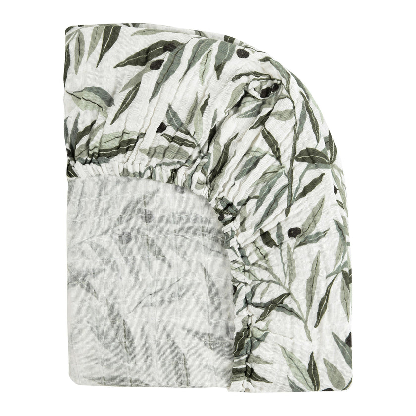 Babyletto All-Stages Bassinet Sheet in GOTS Certified Organic Muslin Cotton