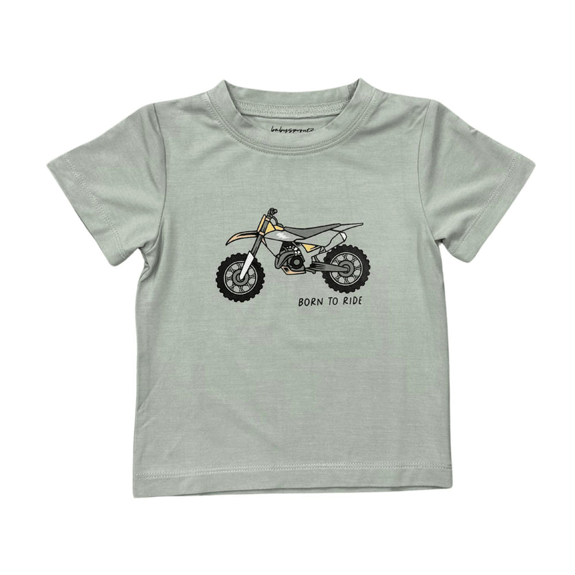 Boy's Short Sleeve Tee in Born to Ride