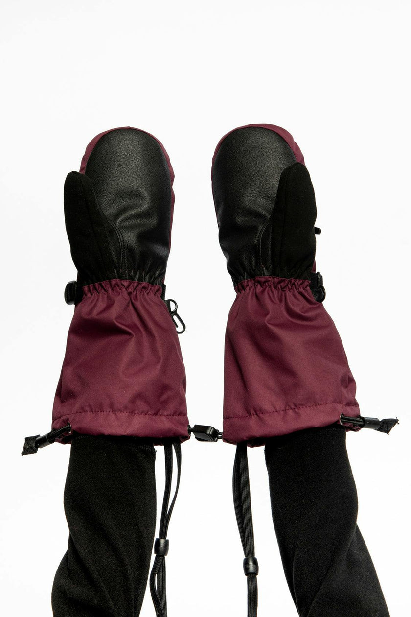 Teknik Winter Mittens Burgundy