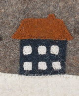 Hand Felted Wool Christmas Pillow Cover
