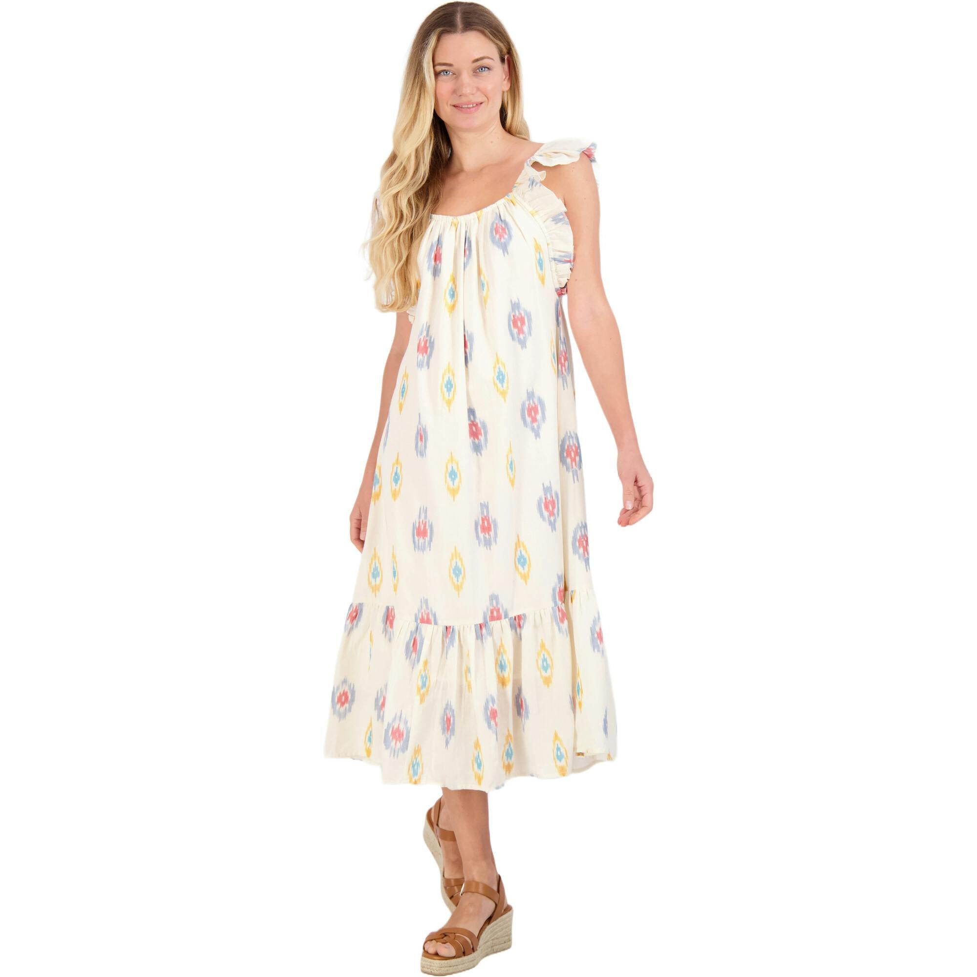 Women's Eva Ruffle Sundress, Multi