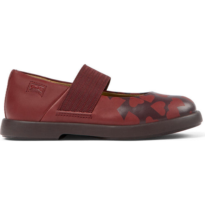 Duet Twins Printed Leather Mary Jane Shoes