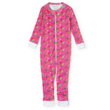 Parker Zipper Pajama - Christmas Candy Pink