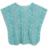 Blue Cotton Poncho