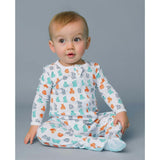The Organic Zipper Footie [Bunny Tails]