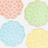 Bamboo Pattern Dinner Plates