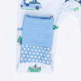 Vintage Golf Carts Blue - Convertible Romper
