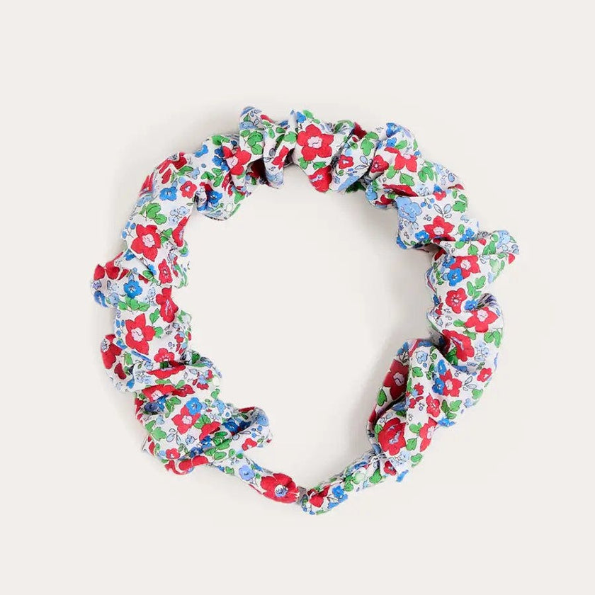 Emilia Floral Scrunchie Hairband