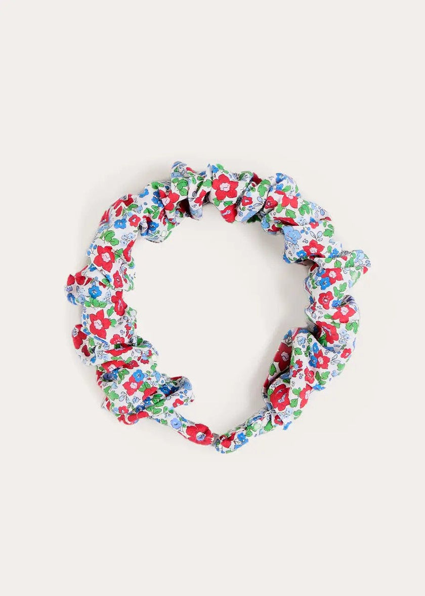 Emilia Floral Scrunchie Hairband