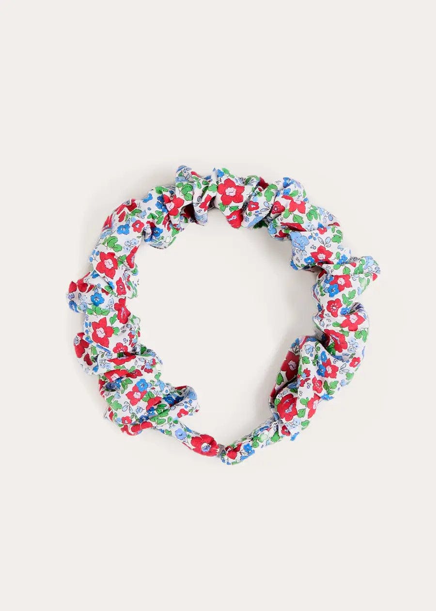 Emilia Floral Scrunchie Hairband