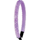 5 Pack Rhinestone Headbands in Reusable Pouch