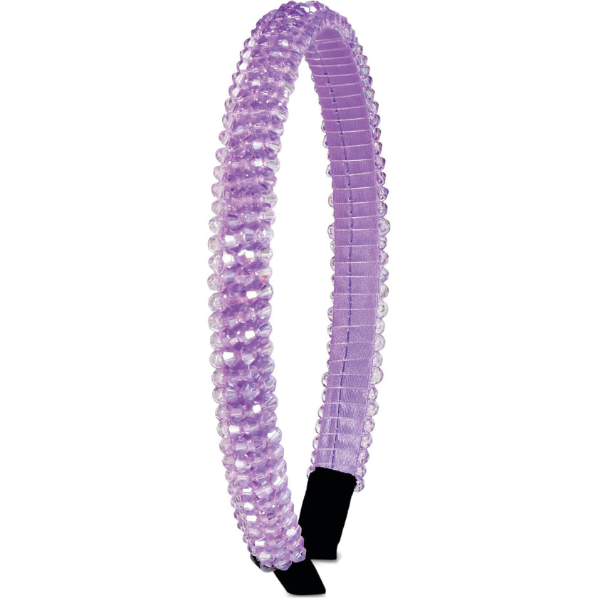 5 Pack Rhinestone Headbands in Reusable Pouch