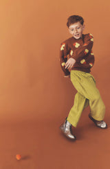 Kids Ever Acid Green Cord Trousers
