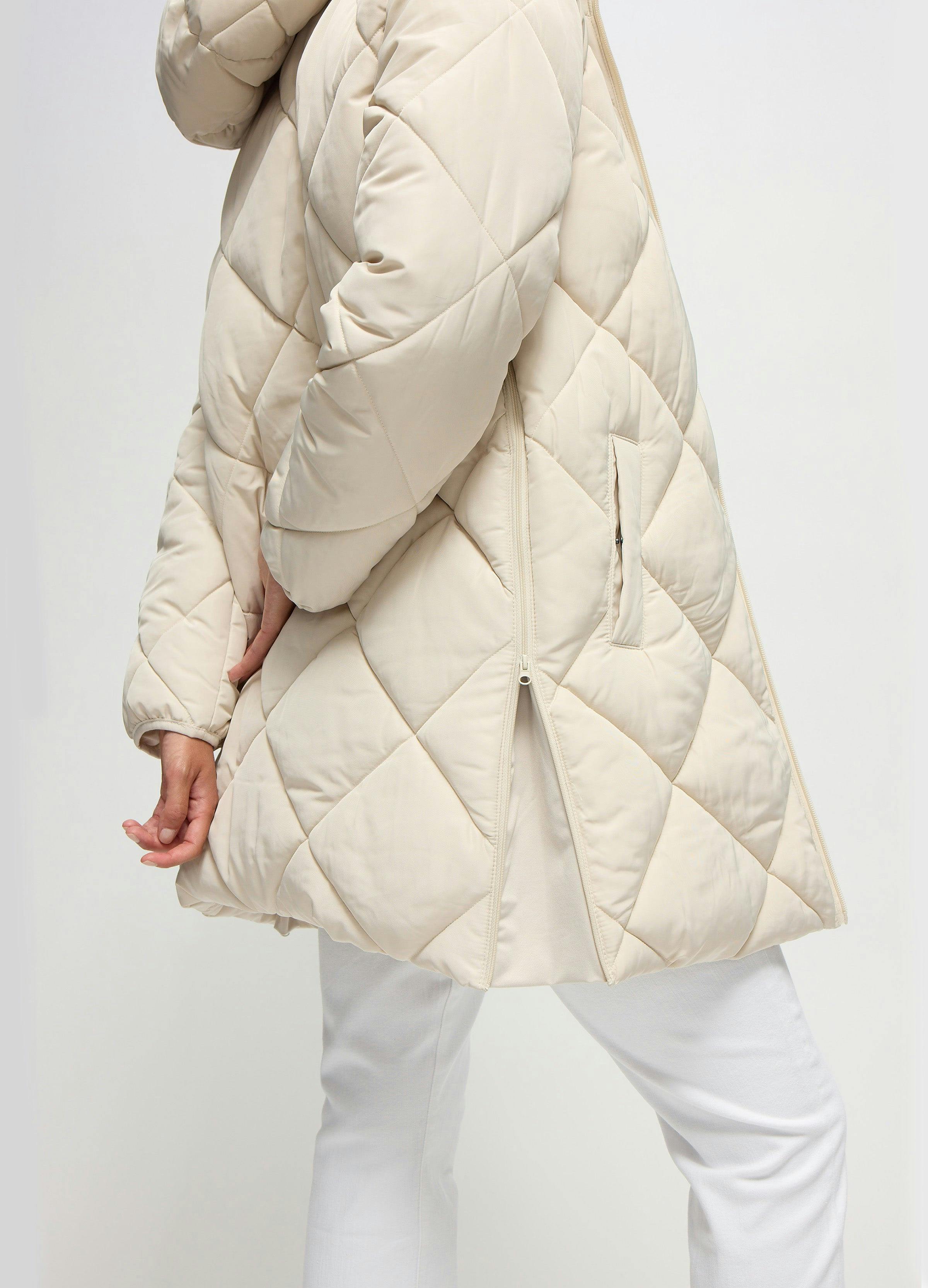 Quilted Longline Maternity and Postpartum Puffer Jacket