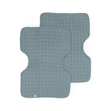 Cotton Muslin Burp Cloth 2 Pack - Sea