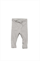 Rib Baby Legging Pale Gray