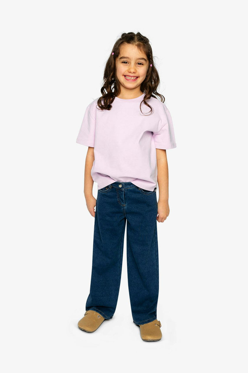 Heavy Jersey Wide Short Sleeve T-Shirt Mauve