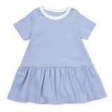 Lottie Girls' Dress - Blue Stripes