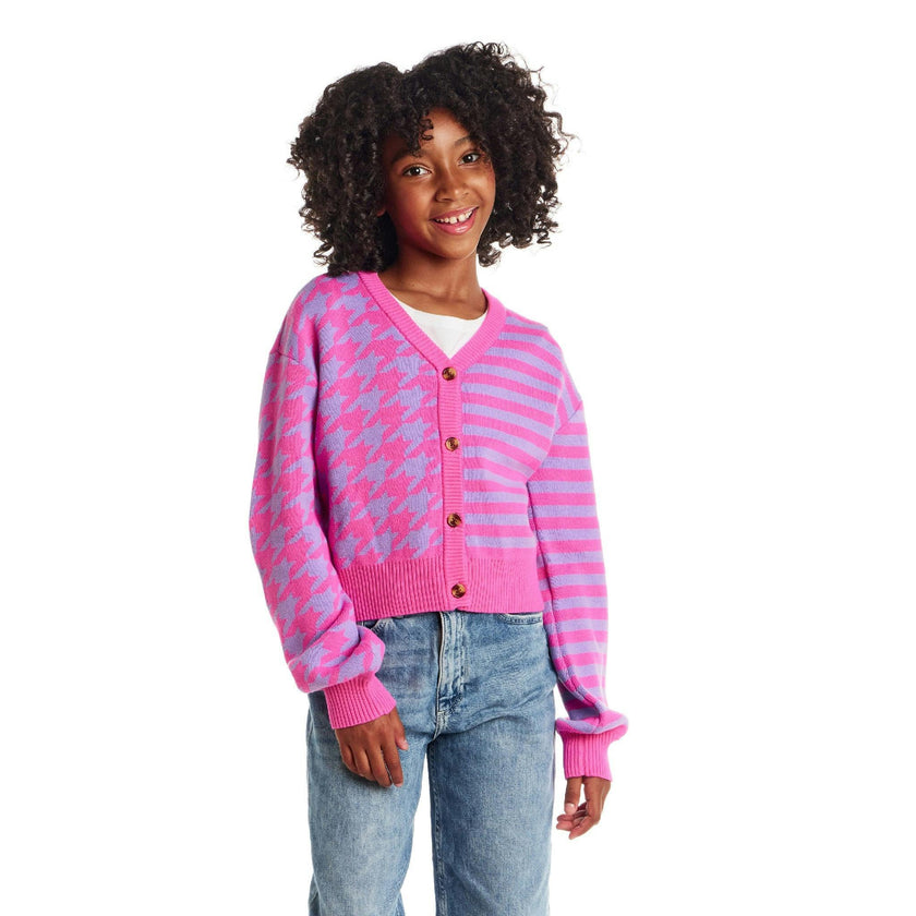 Big Kids Stripe Cardigan