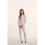 Kids Printed TENCEL™ Modal Unisex Long PJ Set, Pink