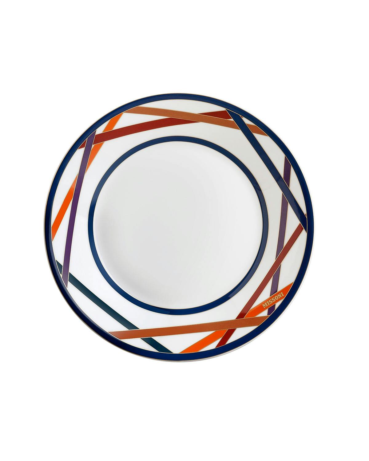 Soup Plates NASTRI Set of 2  Multicolor diam. 8.5