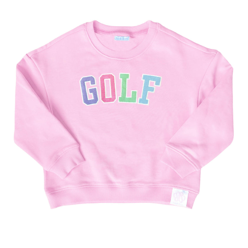 Golf Sweatshirt, Pink