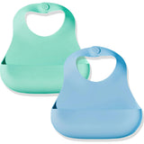 Magnetic Bib Set - Blueberry Burst + Kiwi Bliss