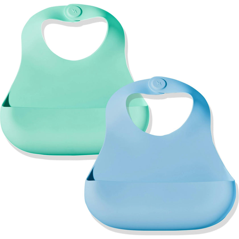 Magnetic Silicone Bib 2-Pack