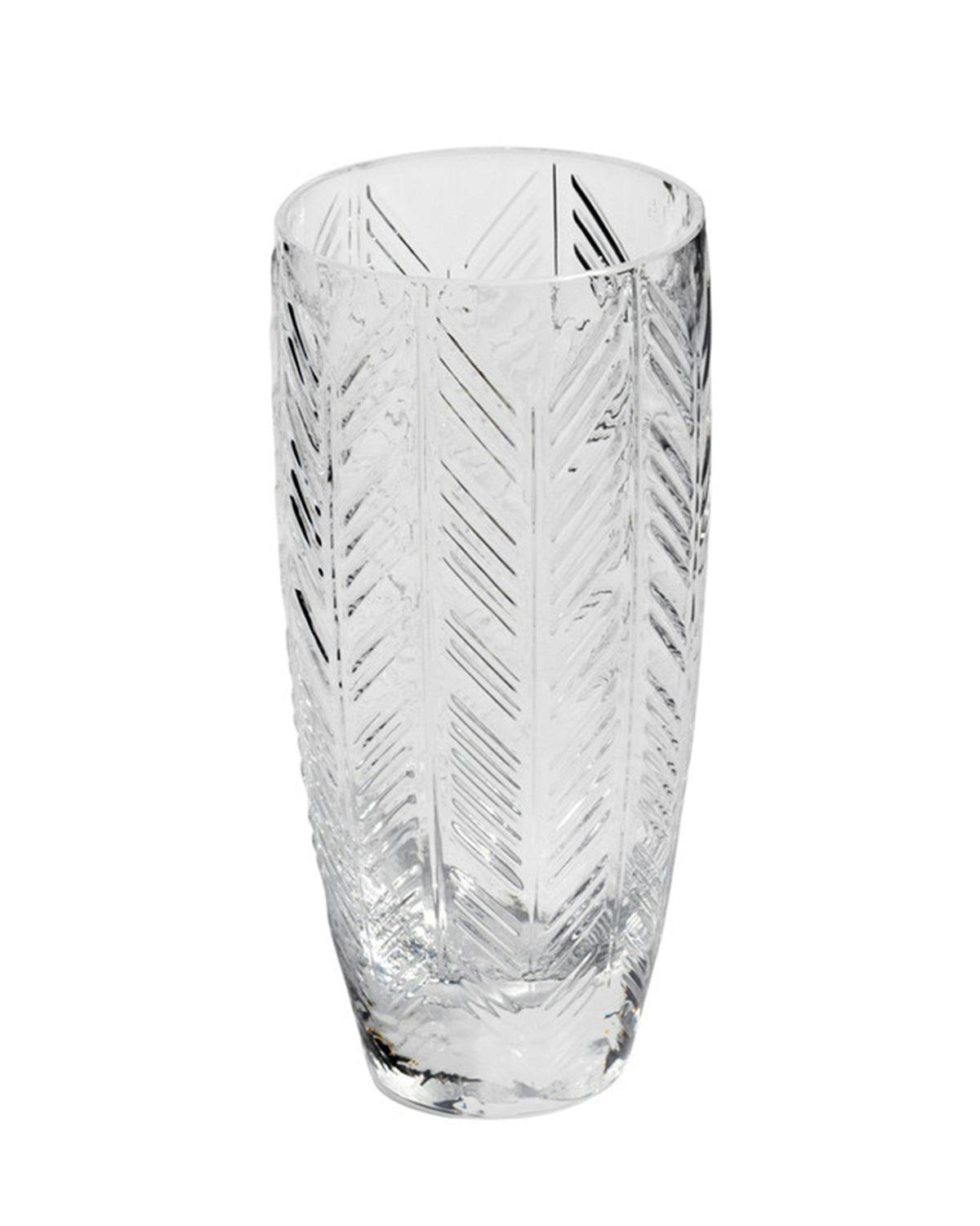Champagne Glasses ZIG ZAG Set of 6  Transparent 11 oz, diam. 2.5